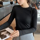 【ミニミニストア/miniministore】の長袖Tシャツ 無地 レディース トップス ブラック|ID: prp329100004832659 ipo3291000000035190321