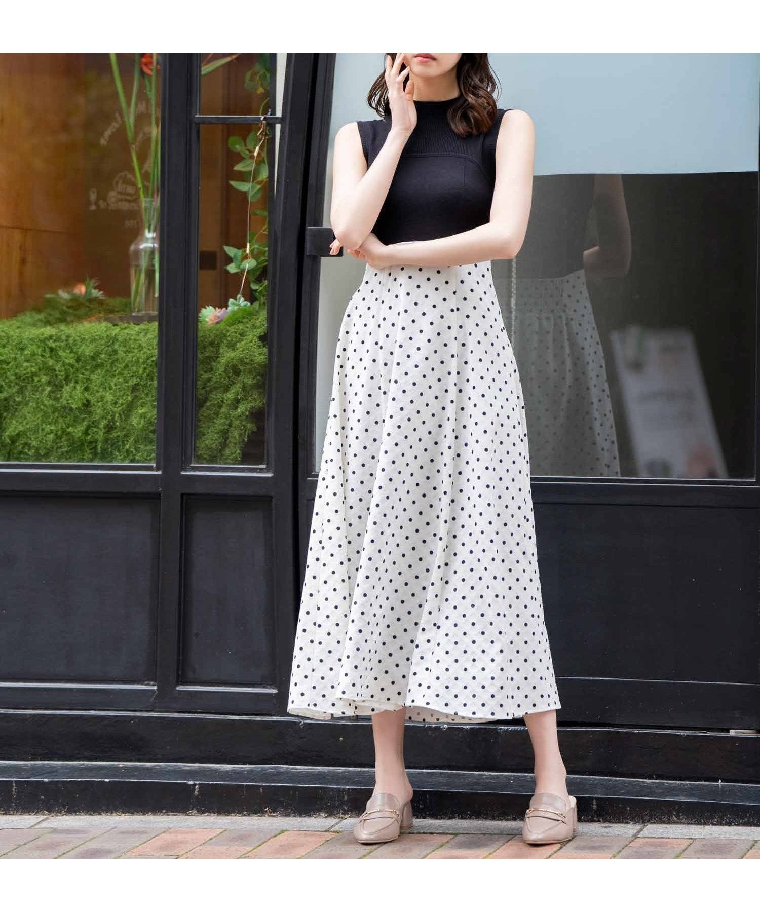 【ノエラ/Noela】のアソートノースリーブドッキングワンピース インテリア・キッズ・メンズ・レディースファッション・服の通販 founy(ファニー) 　ファッション　Fashion　レディースファッション　Fashion for Women　ワンピース　Dresses　チェック　Check, Plaid, Tartan　ドッキング　Docking, Mixed Material　ドット　Polka Dot, Dot Pattern　ポケット　Pocket, Pocket Detail　切替　Switching, Contrast Panel　ブラック|ID: prp329100004832663 ipo3291000000035190391