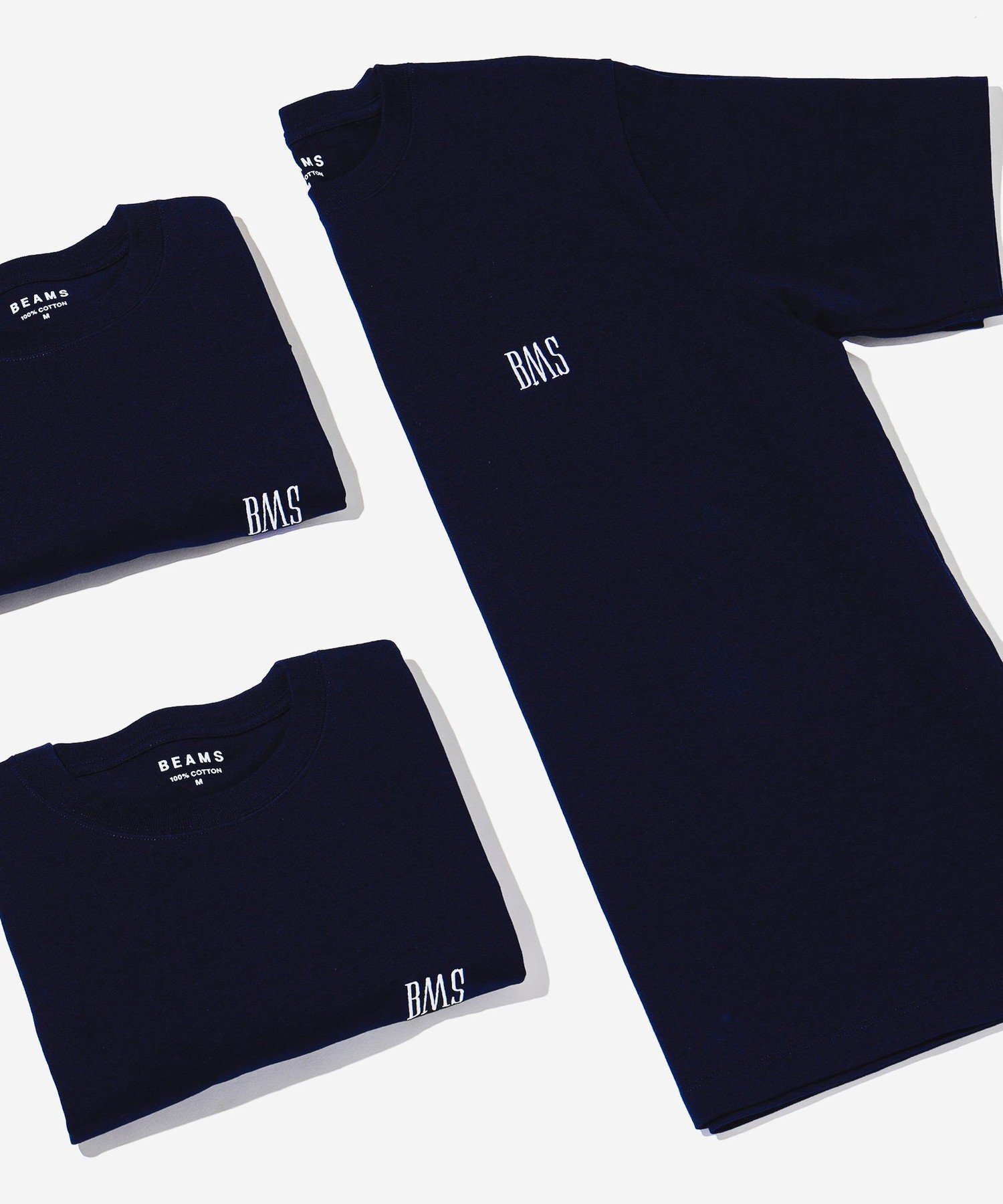 【ビームス/BEAMS / MEN】のBMSロゴ ベーシック Tシャツ インテリア・キッズ・メンズ・レディースファッション・服の通販 founy(ファニー) 　ファッション　Fashion　メンズファッション　Fashion for Men　おすすめ　Recommended / Our Picks　インナー　Innerwear　シンプル　Simple, Minimal　スラックス　Slacks, Dress Pants　デニム　Denim, Jeans Material　フィット　Fit, Slim Fit　ベーシック　Basic, Essential　リラックス　Relax, Relaxed Fit　ワンポイント　One Point, Statement Accent　夏　Summer　NAVY|ID: prp329100004832685 ipo3291000000035190785