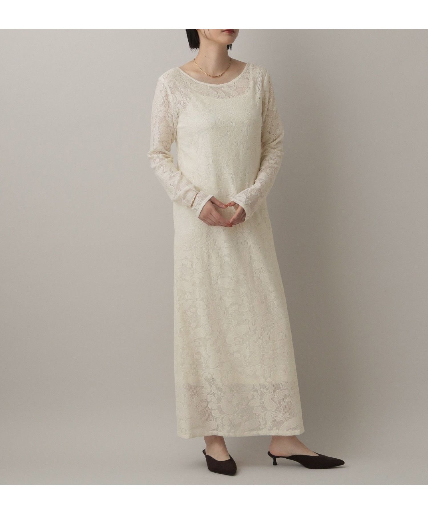 【アパートバイローリーズ/apart by lowrys】のペイズリーレースワンピース 人気、トレンドファッション・服の通販 founy(ファニー) 　ファッション　Fashion　レディースファッション　Fashion for Women　ワンピース　Dresses　インナー　Innerwear　ジャケット　Jacket, Outerwear　デニム　Denim, Jeans Material　ベスト　Vest, Waistcoat　ペイズリー　Paisley, Ethnic Pattern　レース　Lace, Lace Fabric　エレガント 上品　Elegant　夏　Summer　洗える　Machine Washable　秋　Autumn　 other-1|ID: prp329100004832701 ipo3291000000035191045