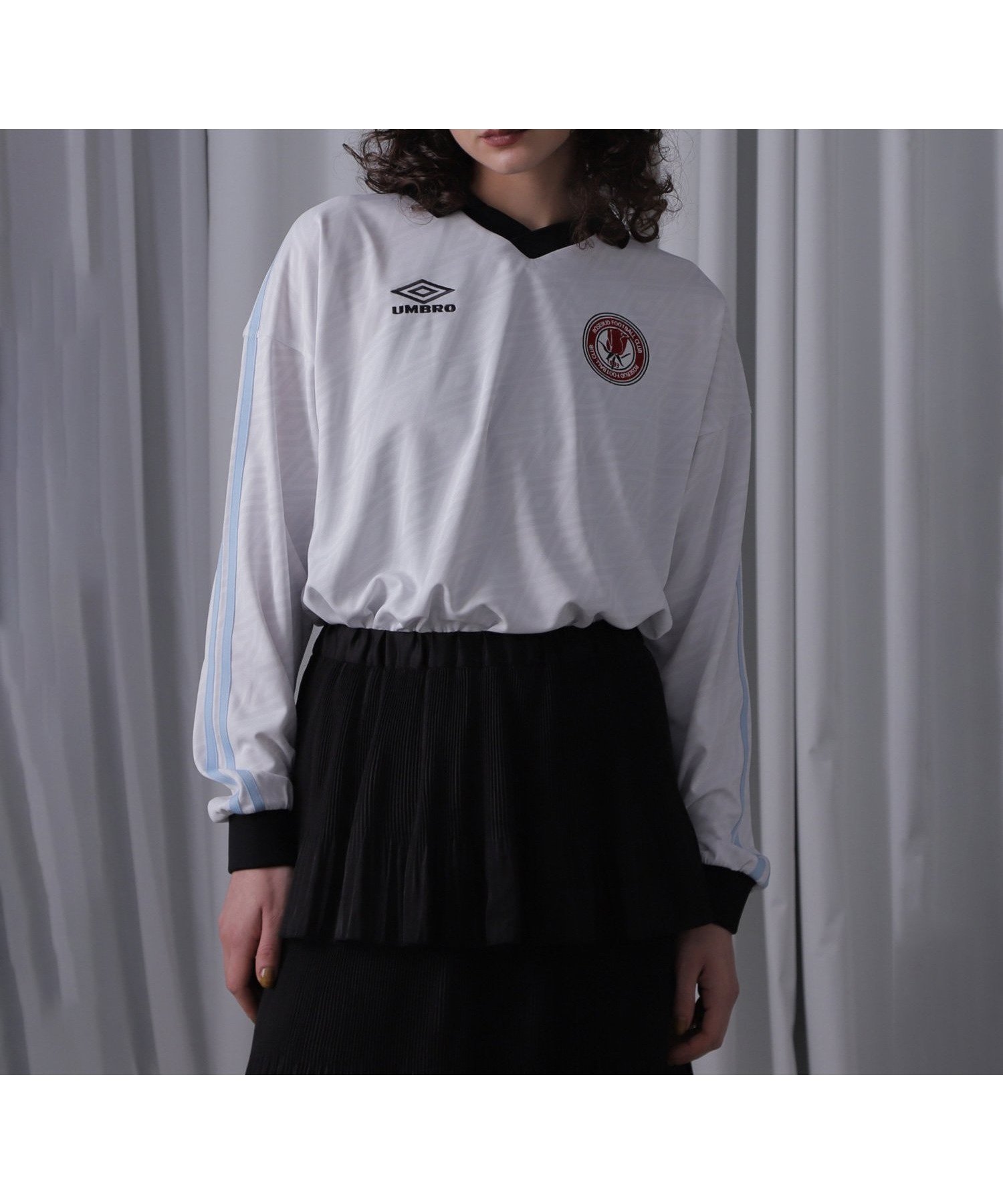 【ローズバッド/ROSE BUD】のUMBRO ロングスリーブゲームシャツ 人気、トレンドファッション・服の通販 founy(ファニー) 　ファッション　Fashion　レディースファッション　Fashion for Women　トップス・カットソー　Cut & Sew Tops　シャツ・ブラウス・オフィスカジュアル　Elegant Blouses & Button-Ups　サッカー　Seersucker, Summer Fabric　スポーツ　Sports, Activewear　パッチ　Patch, Appliqué　ベーシック　Basic, Essential　再入荷　Restock / Back in Stock　おすすめ　Recommended / Our Picks　 other-1|ID: prp329100004832703 ipo3291000000035191065