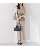 【プロポーション ボディドレッシング/PROPORTION BODY DRESSING】の接触冷感 ペプラムニットセットアップ 人気、トレンドファッション・服の通販 founy(ファニー) ファッション Fashion レディースファッション Fashion for Women トップス・カットソー Cut & Sew Tops ニット Knit Tops & Sweaters ペプラム Peplum, Flared Hem リボン Ribbon, Bow thumbnail カーキ|ID: prp329100004832709 ipo3291000000035191140
