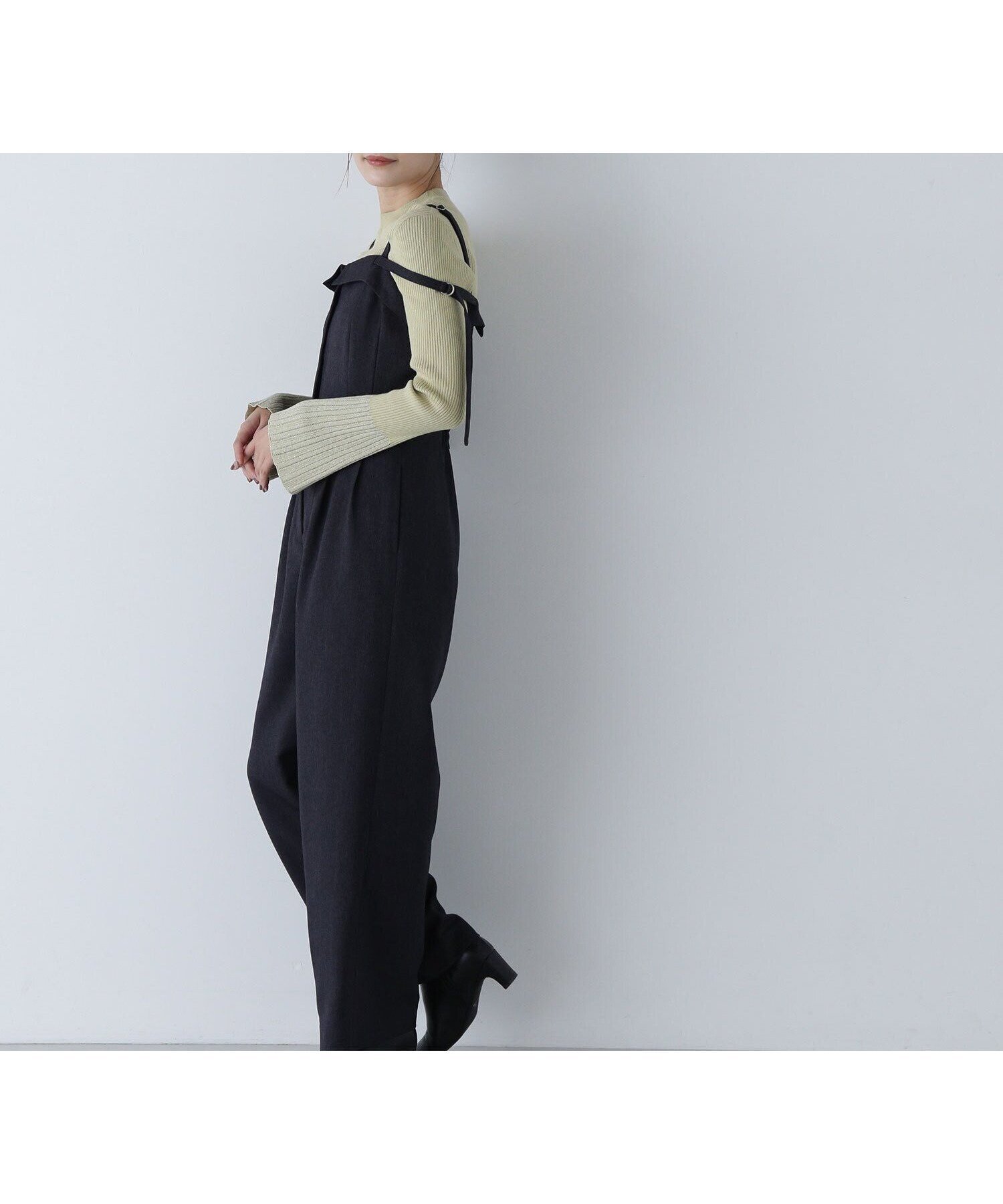 【ナチュラル ビューティー ベーシック/NATURAL BEAUTY BASIC】のショルダーデザインサロペット 人気、トレンドファッション・服の通販 founy(ファニー) 　ファッション　Fashion　レディースファッション　Fashion for Women　ワンピース　Dresses　サロペット&オールインワン　Dungarees & Jumpsuit Styles　サロペット　Overalls, Salopette　ストレート　Straight, Straight Cut　 other-1|ID: prp329100004832712 ipo3291000000035191191