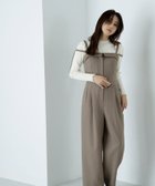 【ナチュラル ビューティー ベーシック/NATURAL BEAUTY BASIC】のショルダーデザインサロペット 人気、トレンドファッション・服の通販 founy(ファニー) ファッション Fashion レディースファッション Fashion for Women ワンピース Dresses サロペット&オールインワン Dungarees & Jumpsuit Styles サロペット Overalls, Salopette ストレート Straight, Straight Cut thumbnail ベージュ|ID: prp329100004832712 ipo3291000000035191194