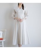 【ノエラ/Noela】の襟レースプリーツワンピ ライトグレー|ID: prp329100004832714 ipo3291000000035191235