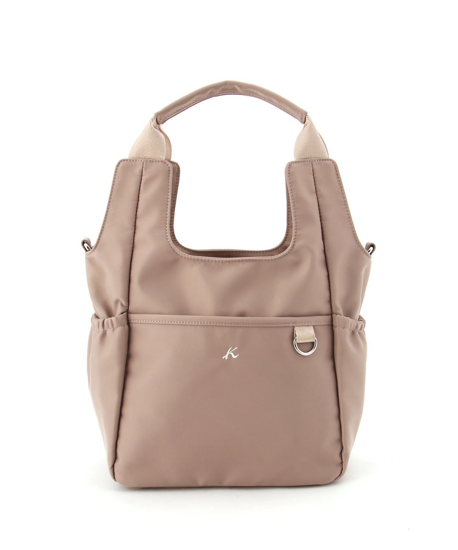 【キタムラケイツウ/KitamuraK2】の2WAYナイロンセミショルダーバッグ IM-78 インテリア・キッズ・メンズ・レディースファッション・服の通販 founy(ファニー) 　ファッション　Fashion　レディースファッション　Fashion for Women　おすすめ　Recommended / Our Picks　キーホルダー　Keychain, Key Holder　ショルダー　Shoulder, Shoulder Strap　シンプル　Simple, Minimal　ベーシック　Basic, Essential　ポケット　Pocket, Pocket Detail　マグネット　Magnet, Magnetic Closure　ラップ　Wrap, Wrap Design　ベージュ|ID: prp329100004833003 ipo3291000000035192991