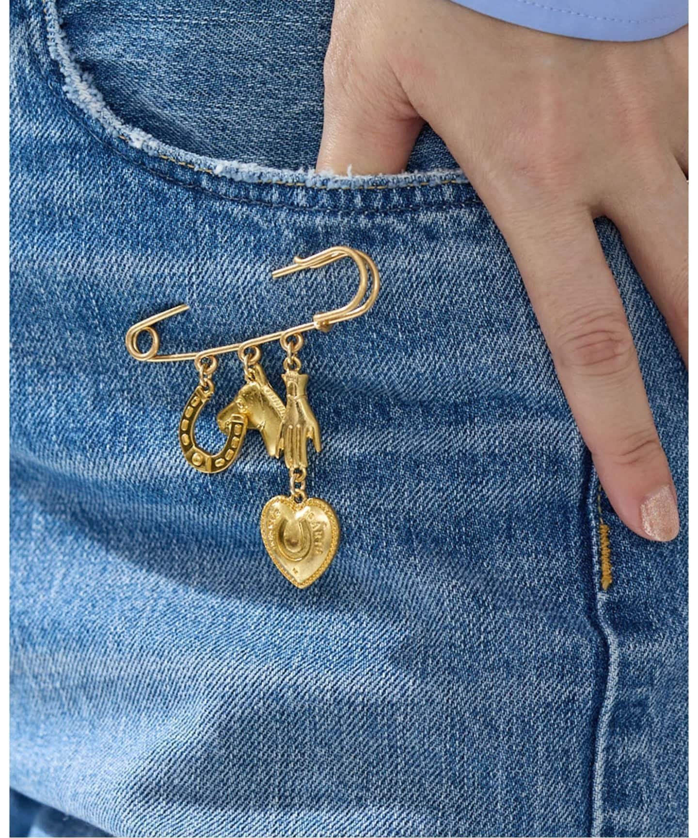 【イエナ/IENA】の《WEB限定/追加 》IENA CHEVAL 3ROW ブローチB インテリア・キッズ・メンズ・レディースファッション・服の通販 founy(ファニー) 　ファッション　Fashion　レディースファッション　Fashion for Women　おすすめ　Recommended / Our Picks　ジャケット　Jacket, Outerwear　ブローチ　Brooch, Pin Brooch　モチーフ　Motif, Design Theme　ゴールド|ID: prp329100004833007 ipo3291000000035193006