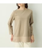 【エーシーデザインバイアルファキュービック/A/C DESIGN BY ALPHACUBIC】のラメジャガードチュニック 人気、トレンドファッション・服の通販 founy(ファニー) ファッション Fashion レディースファッション Fashion for Women トップス・カットソー Cut & Sew Tops ジャカード／ジャガード Jacquard, Woven Pattern チュニック Tunic, Long Top ドッキング Docking, Mixed Material thumbnail ベージュ|ID: prp329100004833011 ipo3291000000035193034