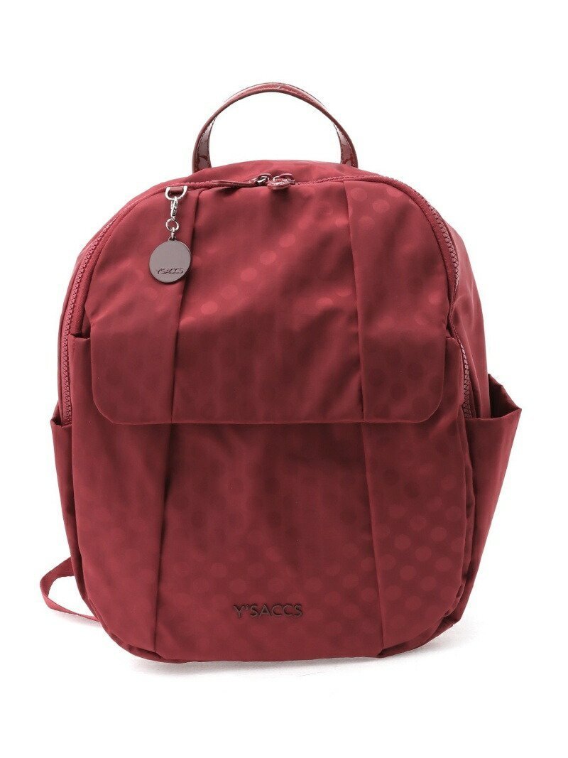 【その他のブランド/Other】のPolka Dots リュックサック インテリア・キッズ・メンズ・レディースファッション・服の通販 founy(ファニー) 　ファッション　Fashion　レディースファッション　Fashion for Women　エナメル　Patent Leather　コンビ　Combo, Combination Style　スタイリッシュ　Stylish, Fashionable　トラベル　Travel, Travel Gear　ドット　Polka Dot, Dot Pattern　フラップ　Flap, Flap Pocket　フロント　Front, Front Design　ポケット　Pocket, Pocket Detail　エレガント 上品　Elegant　レッド|ID: prp329100004833017 ipo3291000000035193090