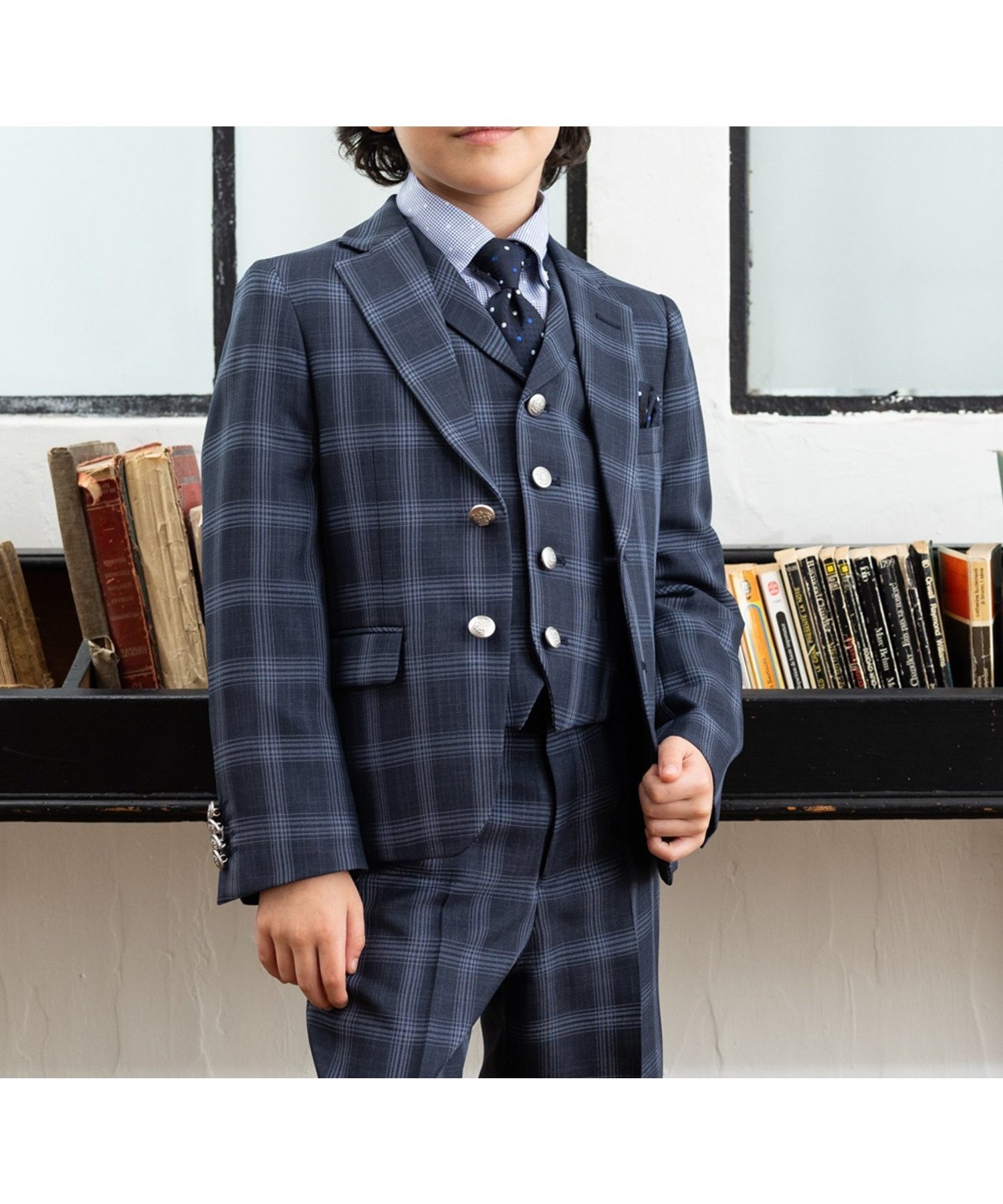 【ローブ/ROBE / KIDS】のフォーマルスーツ 入学式 卒園式 6点セット キッズスーツ インテリア・キッズ・メンズ・レディースファッション・服の通販 founy(ファニー) ファッション Fashion キッズファッション Fashion for Kids ジャケット Jacket, Outerwear スーツ Suit, Formalwear セットアップ Set-Up, Coordinated Outfit チェック Check, Plaid, Tartan フォーマル Formal, Dressy フラワー Flower, Floral ベスト Vest, Waistcoat ポケット Pocket, Pocket Detail ループ Loop, Loop Knit 入学式 Entrance Ceremony 結婚式 Wedding チェック|ID: prp329100004833036 ipo3291000000035193360