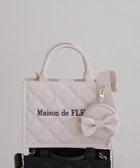 【メゾンドフルール/Maison de FLEUR】のミニポーチ付きキルティングトートバッグ 人気、トレンドファッション・服の通販 founy(ファニー) ファッション Fashion レディースファッション Fashion for Women バッグ Bags ポーチ&ミニバッグ Pouches & Mini Bags キルティング Quilted, Quilting ショルダー Shoulder, Shoulder Strap シンプル Simple, Minimal トレンド Trend, Trending Now ポーチ Pouch, Small Case エレガント 上品 Elegant thumbnail ピンク|ID: prp329100004833045 ipo3291000000035193492