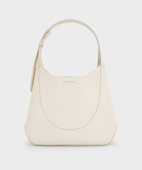 【チャールズ アンド キース/CHARLES & KEITH】のSigrid シグリッド ホーボーバッグ 人気、トレンドファッション・服の通販 founy(ファニー) ファッション Fashion レディースファッション Fashion for Women バッグ Bags シンプル Simple, Minimal プレート Plate, Dish ポーチ Pouch, Small Case マグネット Magnet, Magnetic Closure ミドル Middle Length, Mid Height 財布 Wallet, Purse |ID:prp329100004833056