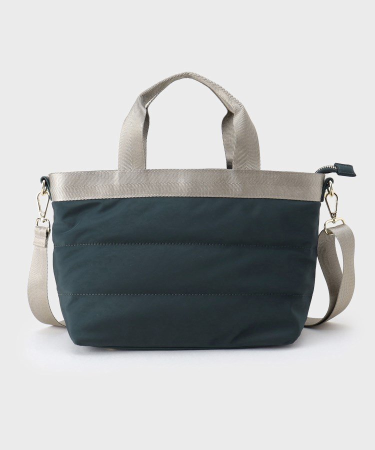 【アンタイトル/UNTITLED】の2Wayパデットトート インテリア・キッズ・メンズ・レディースファッション・服の通販 founy(ファニー) 　ファッション　Fashion　レディースファッション　Fashion for Women　バッグ　Bags　おすすめ　Recommended / Our Picks　ショルダー　Shoulder, Shoulder Strap　シンプル　Simple, Minimal　スマート　Smart, Elegant　ベーシック　Basic, Essential　ポケット　Pocket, Pocket Detail　グリーン|ID: prp329100004833059 ipo3291000000035193721