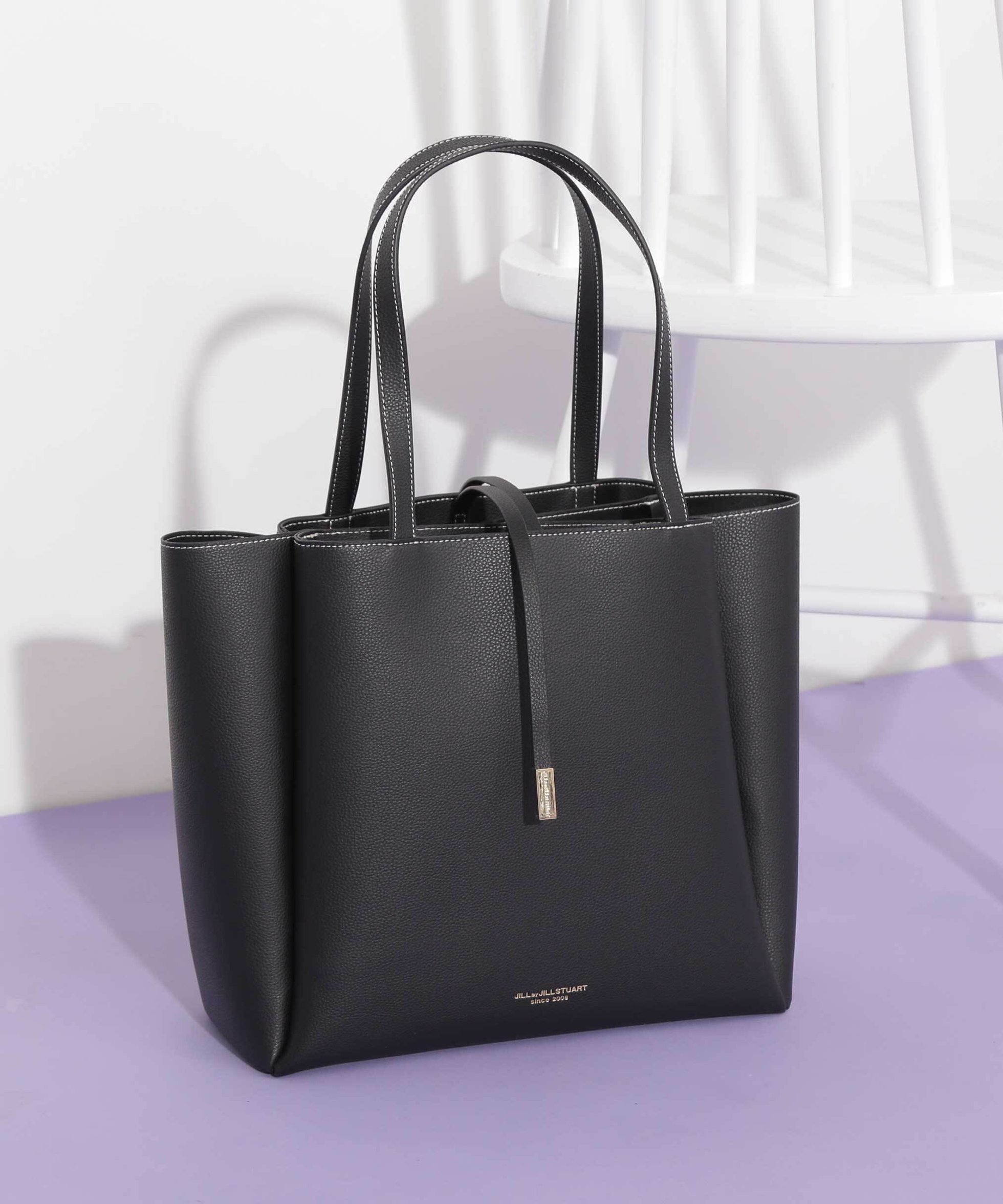 【ジルバイジルスチュアート/JILL by JILLSTUART】のストリングトート インテリア・キッズ・メンズ・レディースファッション・服の通販 founy(ファニー) 　ファッション　Fashion　レディースファッション　Fashion for Women　バッグ　Bags　シンプル　Simple, Minimal　スマート　Smart, Elegant　ブラック|ID: prp329100004833065 ipo3291000000035193830