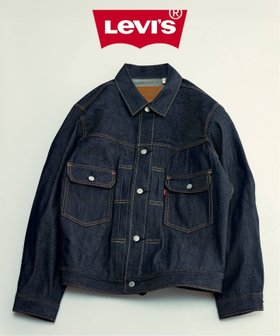 【ジャーナルスタンダード レリューム/JOURNAL STANDARD relume / MEN】の《追加 》Levi s / リーバイス 別注 TYPE2リジッド トラッカージャケット 人気、トレンドファッション・服の通販 founy(ファニー) ファッション Fashion メンズファッション Fashion for Men イエロー Yellow オレンジ Orange ヴィンテージ Vintage Style コレクション Collection, Seasonal Line ジーンズ Jeans, Denim Pants スペシャル Special, Limited Edition デニム Denim, Jeans Material バランス Balance, Style Balance フラップ Flap, Flap Pocket フロント Front, Front Design ボックス Boxy, Box Shape ポケット Pocket, Pocket Detail 別注 Limited Edition, Custom Order モダン Modern, Contemporary |ID:prp329100004833066