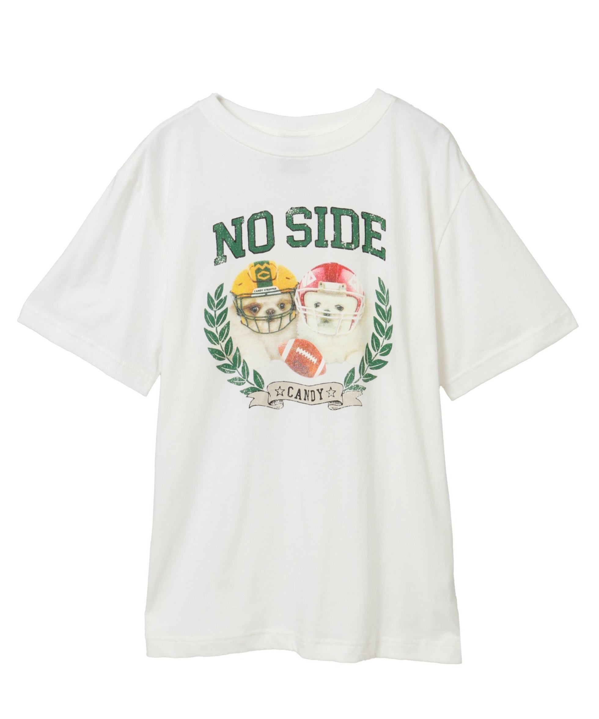 【キャンディストリッパー/Candy Stripper】のNO SIDE TEE 人気、トレンドファッション・服の通販 founy(ファニー) ファッション Fashion レディースファッション Fashion for Women スポーティ Sporty, Casual Athletic other-1|ID: prp329100004833072 ipo3291000000035193919