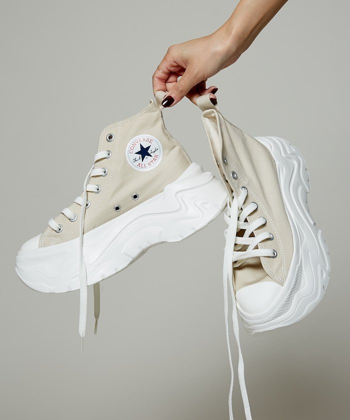 【フリークスストア/FREAK'S STORE】のALL STAR CITYHIKE HI 23.0~25.0cm 限定展開 25AW インテリア・キッズ・メンズ・レディースファッション・服の通販 founy(ファニー) 　ファッション　Fashion　レディースファッション　Fashion for Women　2025年　2025　2025-2026秋冬・A/W　Autumn/Winter 2025–26 AW25–26　冬　Winter / This Winter　厚底　Platform Shoes　A/W・秋冬　Autumn/Winter　軽量　Lightweight, Ultra Light　ベージュ|ID: prp329100004833079 ipo3291000000035193992