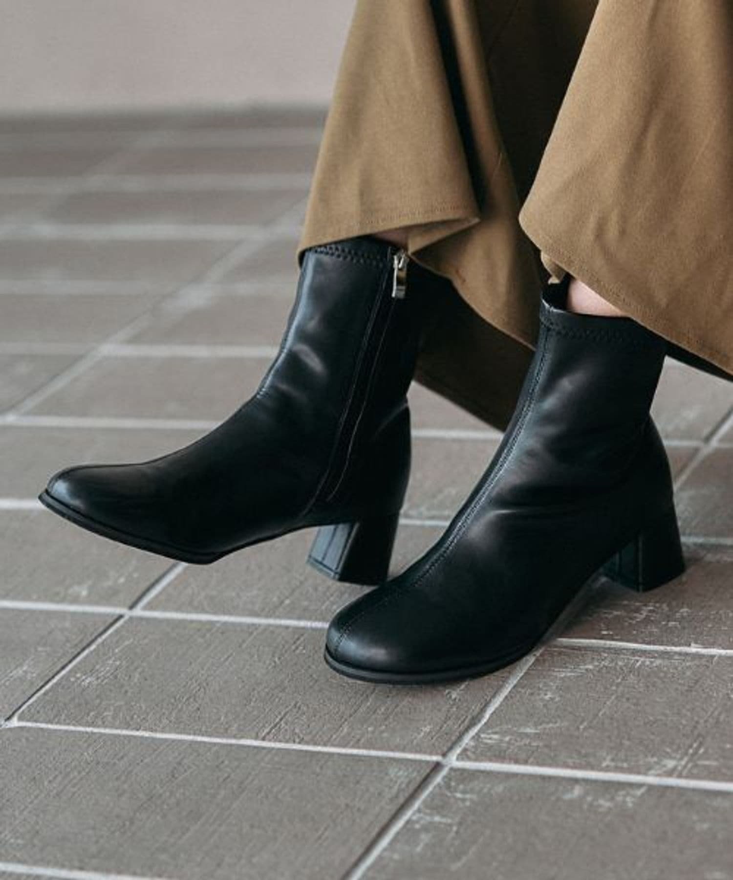 【レプシィム ローリーズファーム/LEPSIM LOWRYS FARM】のストレッチヒールブーツ インテリア・キッズ・メンズ・レディースファッション・服の通販 founy(ファニー) ファッション Fashion レディースファッション Fashion for Women おすすめ Recommended / Our Picks ストレッチ Stretch, Stretchy Fabric スラックス Slacks, Dress Pants デニム Denim, Jeans Material フェミニン Feminine, Girly リアル Real, Realistic ブラック09|ID: prp329100004833085 ipo3291000000035194040