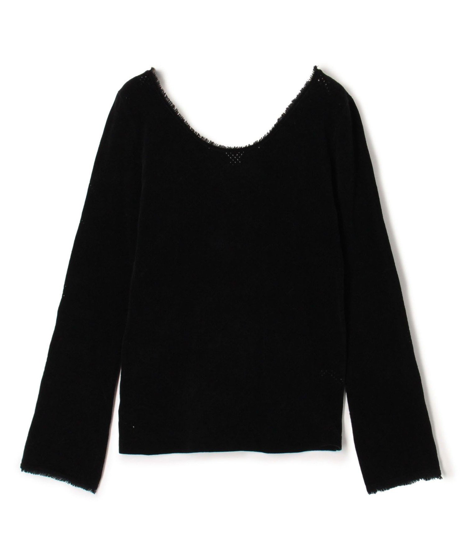 【トゥモローランド/TOMORROWLAND】のコットンシェニールヤーン ラウンドネックプルオーバー インテリア・キッズ・メンズ・レディースファッション・服の通販 founy(ファニー) 　ファッション　Fashion　レディースファッション　Fashion for Women　トップス・カットソー　Cut & Sew Tops　カジュアルプルオーバー・ニットトップス　Pullovers & Knit Tops / Casual Pullovers　アイレット　Eyelet Lace　アンサンブル　Ensemble Set　エレガント 上品　Elegant　カットソー　Cut and Sewn Top　カーディガン　Cardigan, Knitwear　コーデュロイ　Corduroy, Cord Fabric　吸水　Absorbent, Quick-Dry　シンプル　Simple, Minimal　チェック　Check, Plaid, Tartan　フィット　Fit, Slim Fit　フリンジ　Fringe, Tassel　19 ブラック|ID: prp329100004833113 ipo3291000000035194327