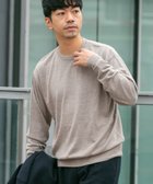【アーバンリサーチ ロッソ/URBAN RESEARCH ROSSO / MEN】のイタリア糸メリノウールクルーニット GREIGE|ID: prp329100004833130 ipo3291000000035194497
