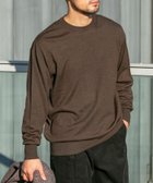 【アーバンリサーチ ロッソ/URBAN RESEARCH ROSSO / MEN】のイタリア糸メリノウールクルーニット DARK BROWN|ID: prp329100004833130 ipo3291000000035194500