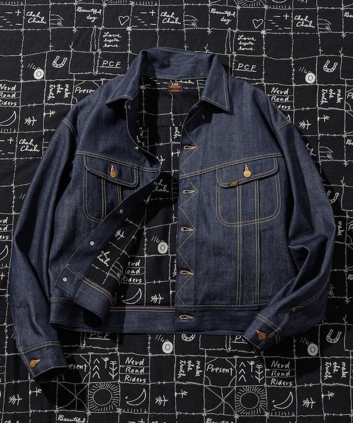 【フリークスストア/FREAK'S STORE】の別注 Lee × Chah Chah DENIM RIDERS JACKET インテリア・キッズ・メンズ・レディースファッション・服の通販 founy(ファニー) 　ファッション　Fashion　メンズファッション　Fashion for Men　インディゴ　Indigo Denim　ヴィンテージ　Vintage Style　センター　Center, Center Line　タンブラー　Tumbler, Travel Mug　デニム　Denim, Jeans Material　トリプル　Triple, Three Layers　バランス　Balance, Style Balance　パッチ　Patch, Appliqué　フラット　Flat, Flat Shoes　別注　Limited Edition, Custom Order　モチーフ　Motif, Design Theme　無地　Plain, Solid Color　リラックス　Relax, Relaxed Fit　A/W・秋冬　Autumn/Winter　冬　Winter / This Winter　ダークネイビー|ID: prp329100004833142 ipo3291000000035194604
