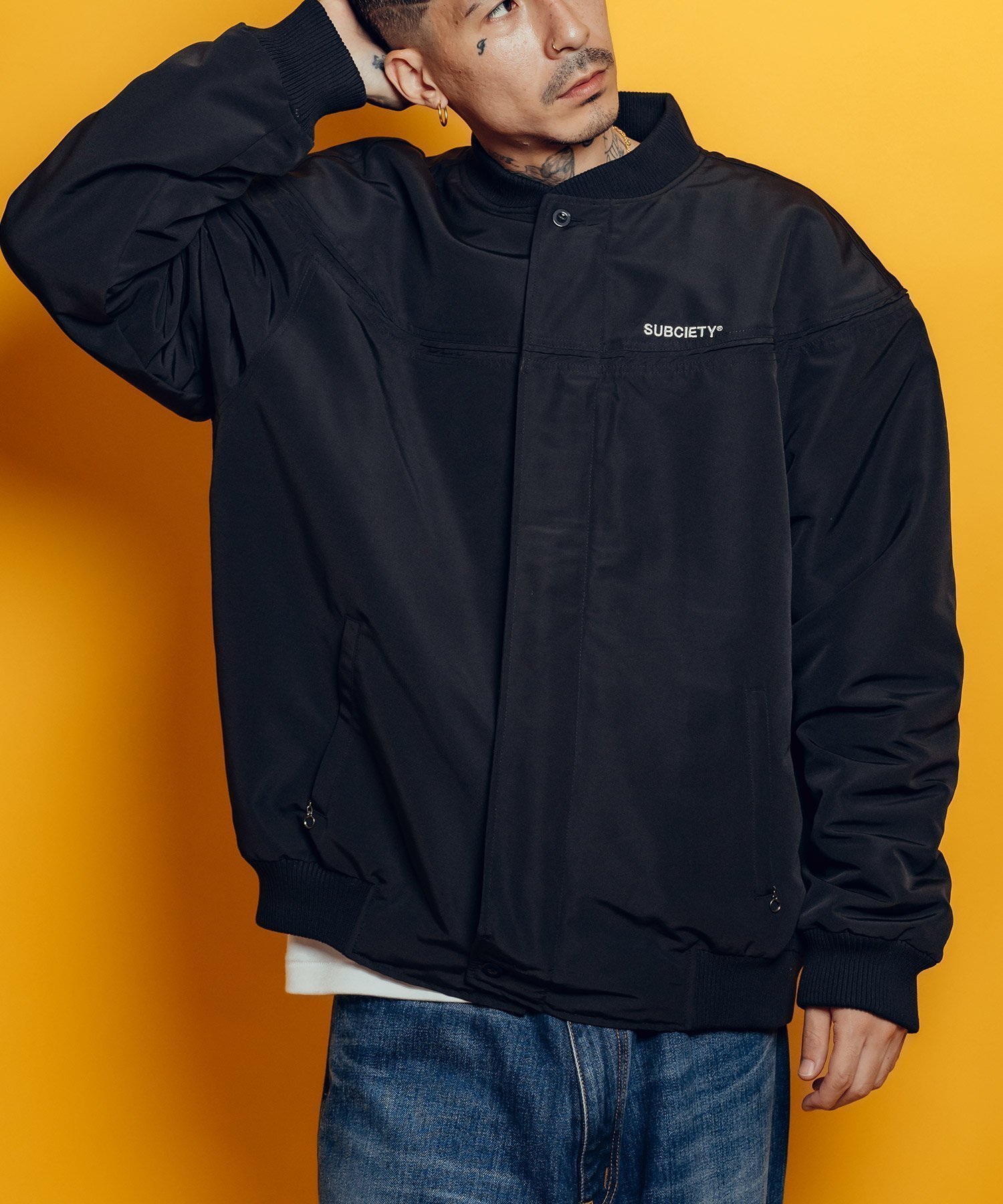 【サブサエティ/Subciety / MEN】のDerby jkt インテリア・キッズ・メンズ・レディースファッション・服の通販 founy(ファニー) 　ファッション　Fashion　メンズファッション　Fashion for Men　オレンジ　Orange　キルト　Quilt, Quilted Fabric　シンプル　Simple, Minimal　ジャケット　Jacket, Outerwear　定番　Standard, Basic Item　ペイズリー　Paisley, Ethnic Pattern　ポケット　Pocket, Pocket Detail　防寒　Cold Protection, Winter-Ready　再入荷　Restock / Back in Stock　BLACK|ID: prp329100004833149 ipo3291000000035194670