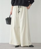 【ビアズリー/BEARDSLEY】のデニムライクウールバギーパンツ 人気、トレンドファッション・服の通販 founy(ファニー) ファッション Fashion レディースファッション Fashion for Women パンツ Pants & Trousers デニム Denim, Jeans Material フレア Flare, Flared ポケット Pocket, Pocket Detail リボン Ribbon, Bow 再入荷 Restock / Back in Stock エレガント 上品 Elegant thumbnail アイボリー|ID: prp329100004833153 ipo3291000000035194723