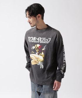 【ロイヤルフラッシュ/ROYAL FLASH / MEN】のSAINT MICHAEL/セントマイケル/CB_LS TEE/COWBOY BEBOP 人気、トレンドファッション・服の通販 founy(ファニー) ファッション Fashion メンズファッション Fashion for Men ヴィンテージ Vintage Style コレクション Collection, Seasonal Line ダメージ Distressed, Destroyed プリント Print, Printed Pattern リアル Real, Realistic |ID:prp329100004833166