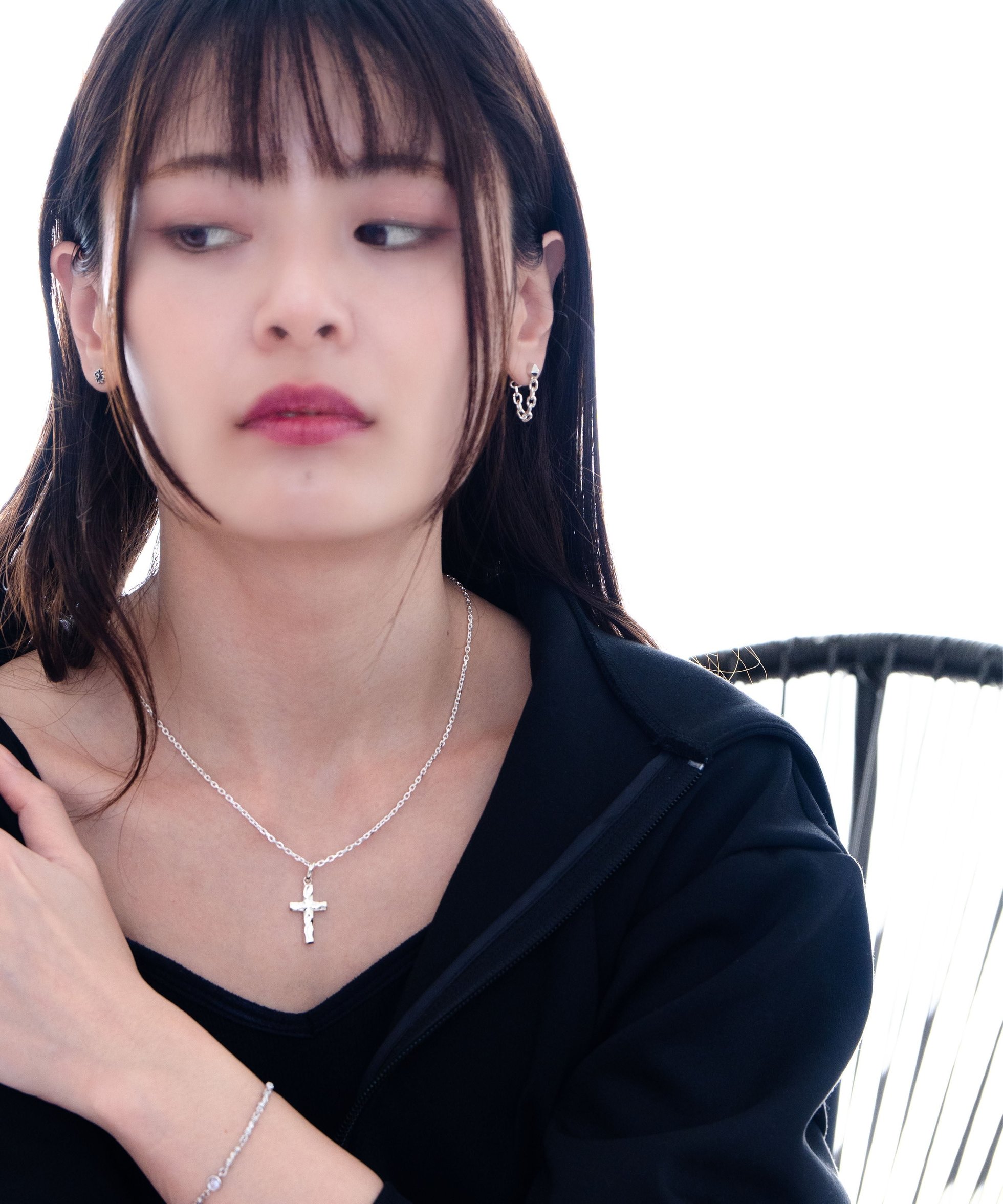 【その他のブランド/Other】のクロスネックレス sv925 インテリア・キッズ・メンズ・レディースファッション・服の通販 founy(ファニー) 　ファッション　Fashion　レディースファッション　Fashion for Women　ジュエリー　Jewelry　ネックレス　Necklaces & Pendants　ネックレス　Necklace, Pendant Necklace　パターン　Pattern, Design Print　フォルム　Silhouette, Form　モチーフ　Motif, Design Theme　silver|ID: prp329100004833172 ipo3291000000035194881