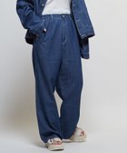 【コンバーストウキョウ/CONVERSE TOKYO】の【限定展開】LIGHT DENIM WIDE PANTS(SET UP) 人気、トレンドファッション・服の通販 founy(ファニー) ファッション Fashion レディースファッション Fashion for Women パンツ Pants & Trousers シンプル Simple, Minimal ジャケット Jacket, Outerwear セットアップ Set-Up, Coordinated Outfit デニム Denim, Jeans Material トレンド Trend, Trending Now ポケット Pocket, Pocket Detail リラックス Relax, Relaxed Fit ワイド Wide, Wide Fit おすすめ Recommended / Our Picks thumbnail ブルー|ID: prp329100004833177 ipo3291000000035194897