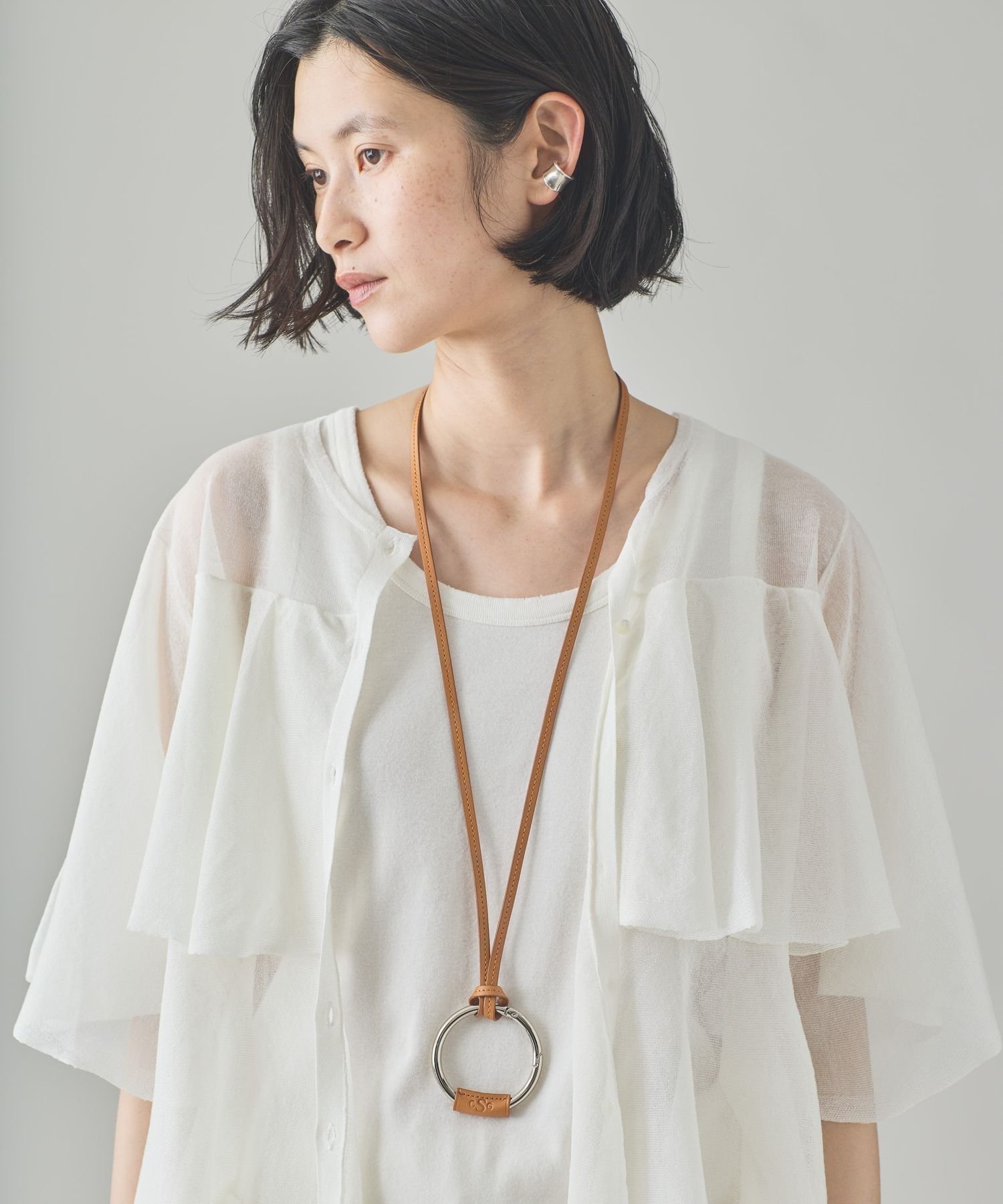 【カレンソロジー/Curensology】のCSG カラビナリングネックレス インテリア・キッズ・メンズ・レディースファッション・服の通販 founy(ファニー) ファッション Fashion レディースファッション Fashion for Women ジュエリー Jewelry ファッションリング Fashion Rings ネックレス Necklaces & Pendants エレガント 上品 Elegant サークル Circle, Round Design シンプル Simple, Minimal チャーム Charm, Pendant デニム Denim, Jeans Material ネックレス Necklace, Pendant Necklace ループ Loop, Loop Knit キャメル54|ID: prp329100004833182 ipo3291000000035194922