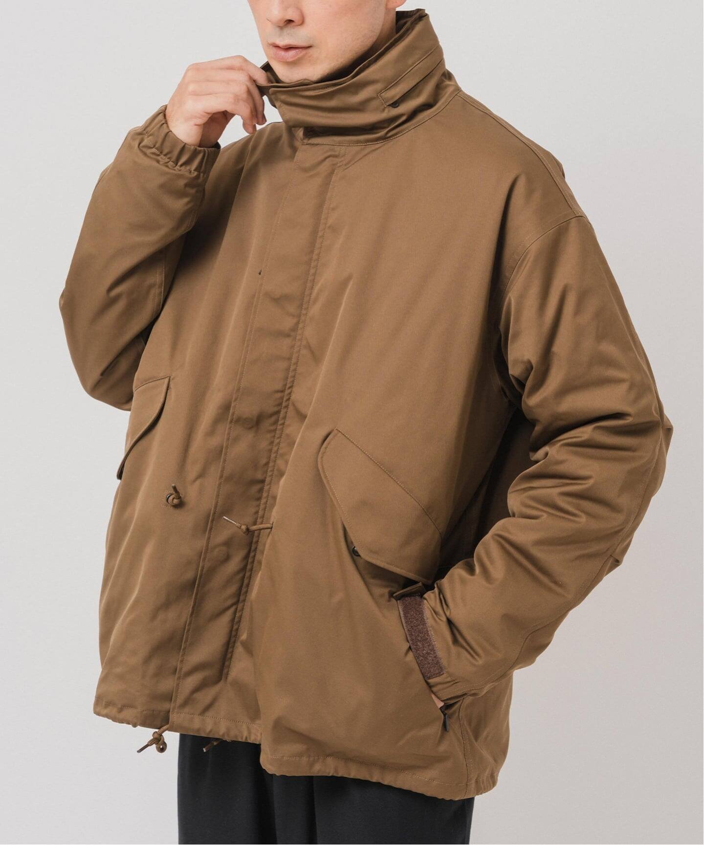 【エディフィス/EDIFICE / MEN】のM-65 ライナー ショート モッズコート インテリア・キッズ・メンズ・レディースファッション・服の通販 founy(ファニー) 　ファッション　Fashion　メンズファッション　Fashion for Men　インナー　Innerwear　春　Spring　秋　Autumn　カーディガン　Cardigan, Knitwear　キルティング　Quilted, Quilting　ショート　Short, Short Length　スマート　Smart, Elegant　ダウン　Down, Puffer　ブルゾン　Blouson, Bomber Jacket　防寒　Cold Protection, Winter-Ready　ミリタリー　Military, Army Style　モダン　Modern, Contemporary　モッズコート　Mods Coat, Military Parka　ライナー　Liner, Inner Layer　冬　Winter / This Winter　エレガント 上品　Elegant　ブラウン|ID: prp329100004833205 ipo3291000000035195140