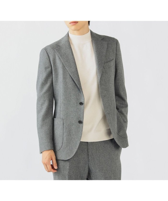 【ビームス ハート/BEAMS HEART / MEN】のフランネル ジャケット 25AW(セットアップ対応) インテリア・キッズ・メンズ・レディースファッション・服の通販 founy(ファニー) https://founy.com/ ファッション Fashion メンズファッション Fashion for Men セットアップ Matching Sets カットソー Cut and Sewn Top クラシック Classic, Timeless Style ジャケット Jacket, Outerwear スマート Smart, Elegant スラックス Slacks, Dress Pants セットアップ Set-Up, Coordinated Outfit ドレス Dress, One-Piece パッチ Patch, Appliqué フォーマル Formal, Dressy フラップ Flap, Flap Pocket フロント Front, Front Design ポケット Pocket, Pocket Detail 冬 Winter / This Winter エレガント 上品 Elegant 卒業式 Graduation Ceremony ビジネス 仕事 通勤 Business / Work / Commuting 2025年 2025 2025-2026秋冬・A/W Autumn/Winter 2025–26 AW25–26 |ID: prp329100004833225 ipo3291000000035195300