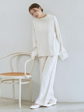 【ジェラート ピケ/gelato pique】のスフレアランロングパンツ 人気、トレンドファッション・服の通販 founy(ファニー) ファッション Fashion レディースファッション Fashion for Women パンツ Pants & Trousers ストレート Straight, Straight Cut スマート Smart, Elegant セットアップ Set-Up, Coordinated Outfit ポケット Pocket, Pocket Detail ロング Long, Long-Length |ID:prp329100004833230