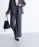【ナチュラル ビューティー ベーシック/NATURAL BEAUTY BASIC】のパウダリーツイルセットアップシリーズ ワイドストレートパンツ 人気、トレンドファッション・服の通販 founy(ファニー) ファッション Fashion レディースファッション Fashion for Women セットアップ Matching Sets レディースパンツ・ボトムス Pants & Trousers / Bottoms おすすめ Recommended / Our Picks ジャケット Jacket, Outerwear ストレート Straight, Straight Cut スーツ Suit, Formalwear セットアップ Set-Up, Coordinated Outfit センター Center, Center Line ダブル Double, Double-Breasted ツイル Twist, Twisted Detail メランジ Melange, Mixed Yarn ワイド Wide, Wide Fit エレガント 上品 Elegant 洗える Machine Washable thumbnail チャコール1|ID: prp329100004833231 ipo3291000000035195389