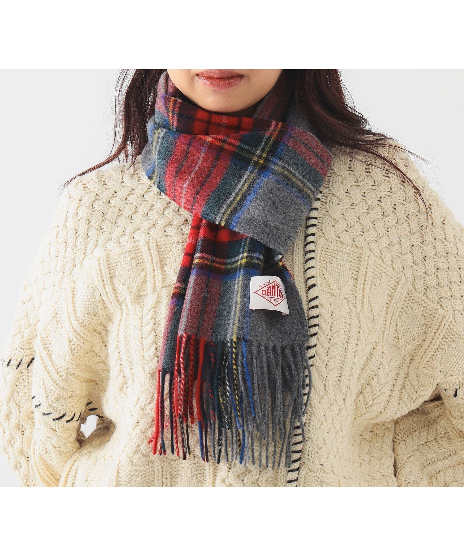 【ビーミングライフストアバイビームス/B:MING LIFE STORE by BEAMS】のDANTON / ウール カシミヤ マフラー 人気、トレンドファッション・服の通販 founy(ファニー) ファッション Fashion レディースファッション Fashion for Women マフラー・スヌード / 冬小物の定番 Scarves & Mufflers シンプル Simple, Minimal スタンダード Standard, Basic チェック Check, Plaid, Tartan パッチ Patch, Appliqué フランス France, French フリンジ Fringe, Tassel ベーシック Basic, Essential マフラー Scarf, Muffler ワーク Workwear, Utility Style 冬 Winter / This Winter 再入荷 Restock / Back in Stock おすすめ Recommended / Our Picks エレガント 上品 Elegant ギフト プレゼント Gift / Present other-1|ID: prp329100004833236 ipo3291000000035195502