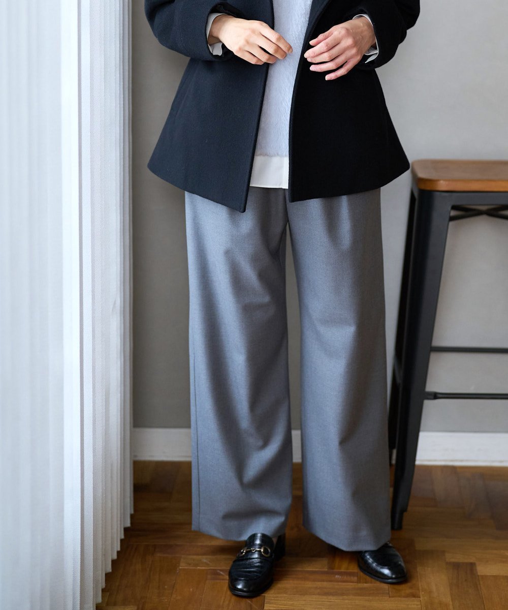 【ジョルジュ レッシュ/GEORGES RECH】の日本製 裏起毛シャンブレージョガーワイドパンツ 人気、トレンドファッション・服の通販 founy(ファニー) 　ファッション　Fashion　レディースファッション　Fashion for Women　パンツ　Pants & Trousers　軽量　Lightweight, Ultra Light　ジャケット　Jacket, Outerwear　ストレッチ　Stretch, Stretchy Fabric　ストレート　Straight, Straight Cut　タフタ　Taffeta, Structured Fabric　バランス　Balance, Style Balance　ボトム　Bottoms, Lower Wear　ロング　Long, Long-Length　ワイド　Wide, Wide Fit　冬　Winter / This Winter　A/W・秋冬　Autumn/Winter　おすすめ　Recommended / Our Picks　日本製　Made In Japan　ビジネス 仕事 通勤　Business / Work / Commuting　 other-1|ID: prp329100004833239 ipo3291000000035195518