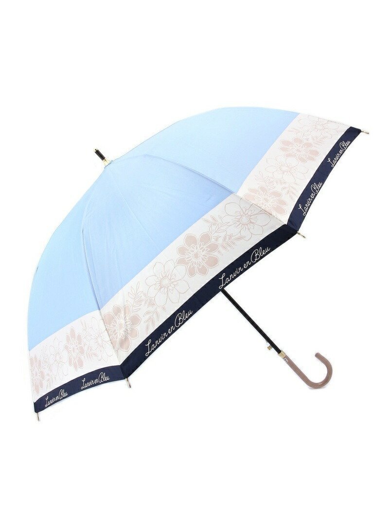 【ムーンバット/MOONBAT】のLANVIN en Bleu(ランバン オン ブルー) 長傘 耐風/カラーボーダー花 人気、トレンドファッション・服の通販 founy(ファニー) ファッション Fashion レディースファッション Fashion for Women レイングッズ・傘・晴雨兼用傘 Umbrellas & Rain Gear おすすめ Recommended / Our Picks ギフト プレゼント Gift / Present ボーダー Border, Stripe 傘 Umbrella, Parasol other-1|ID: prp329100004833242 ipo3291000000035195552