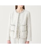 【アナイ/ANAYI】の【Eternal Line 2026】プレイドツイードノーカラー ジャケット 人気、トレンドファッション・服の通販 founy(ファニー) ファッション Fashion レディースファッション Fashion for Women アウター Coat / Outerwear Collection レディースジャケット・軽アウター Jackets ノーカラージャケット / シンプル上品コーデ Collarless Jackets オケージョン Occasion Wear コンパクト Compact, Small Size ジャケット Jacket, Outerwear スマート Smart, Elegant セットアップ Set-Up, Coordinated Outfit チェック Check, Plaid, Tartan ツイード Twill, Twill Weave ハーフ Half, Half-Length パール Pearl, Pearl Accent モノトーン Monotone, Black and White 再入荷 Restock / Back in Stock セレモニー Ceremony thumbnail white|ID: prp329100004833244 ipo3291000000035195593