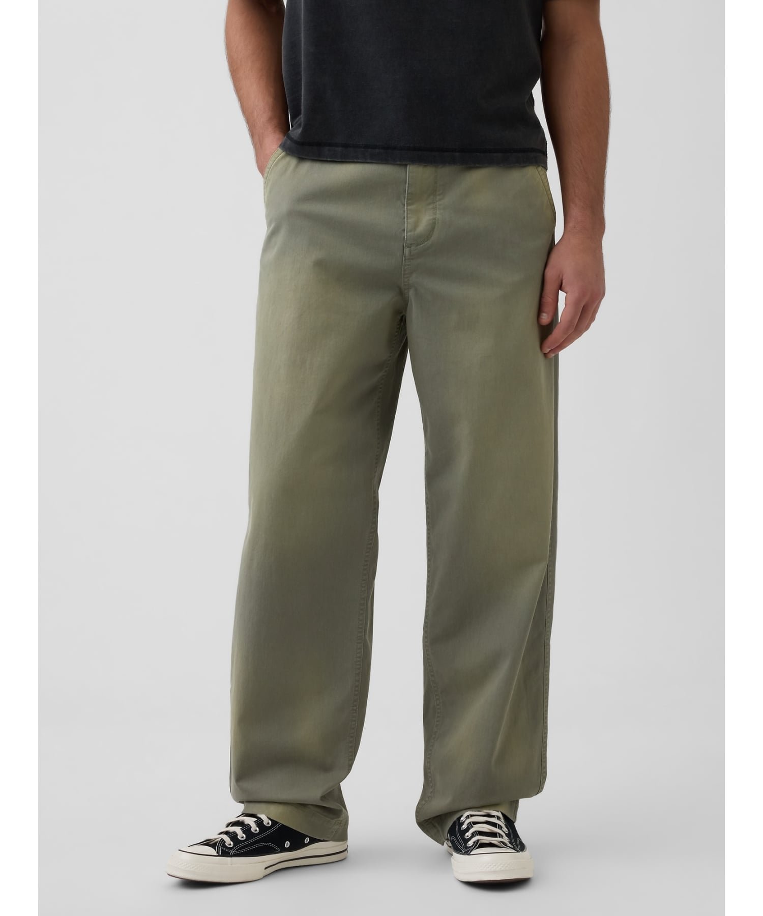 【ギャップ/GAP】のバギー カーキパンツ インテリア・キッズ・メンズ・レディースファッション・服の通販 founy(ファニー) 　ファッション　Fashion　レディースファッション　Fashion for Women　パンツ　Pants & Trousers　フィット　Fit, Slim Fit　ポケット　Pocket, Pocket Detail　リラックス　Relax, Relaxed Fit　ロング　Long, Long-Length　MESCULEN GREEN|ID: prp329100004833255 ipo3291000000035195663