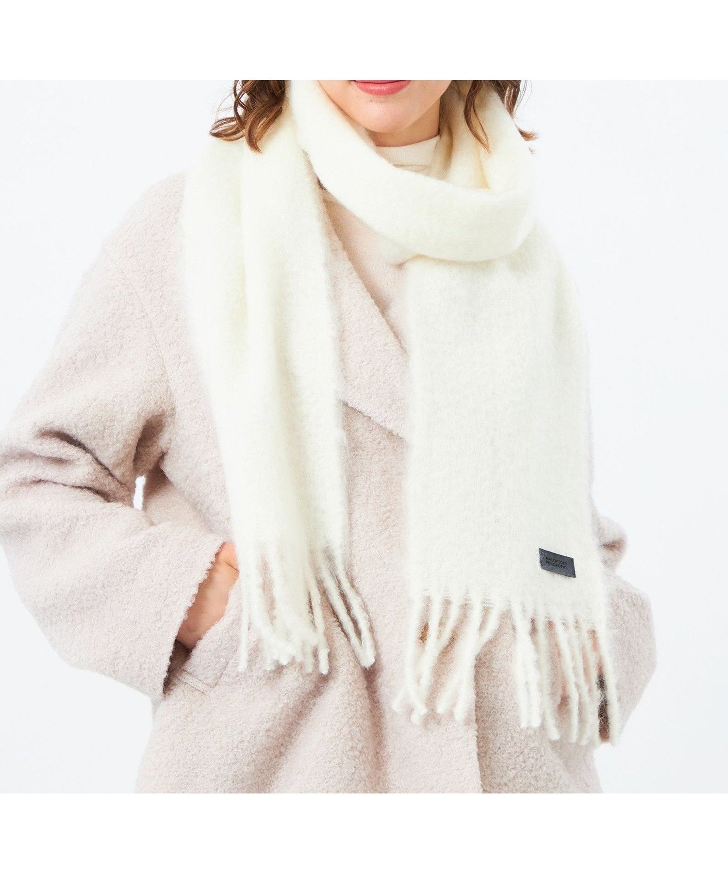 【マッキントッシュ フィロソフィー/MACKINTOSH PHILOSOPHY】のモヘヤミックスマフラー インテリア・キッズ・メンズ・レディースファッション・服の通販 founy(ファニー) 　ファッション　Fashion　レディースファッション　Fashion for Women　マフラー・スヌード / 冬小物の定番　Scarves & Mufflers　ミックス　Mix, Mixed Style　エレガント 上品　Elegant　オフホワイト|ID: prp329100004833263 ipo3291000000035195713