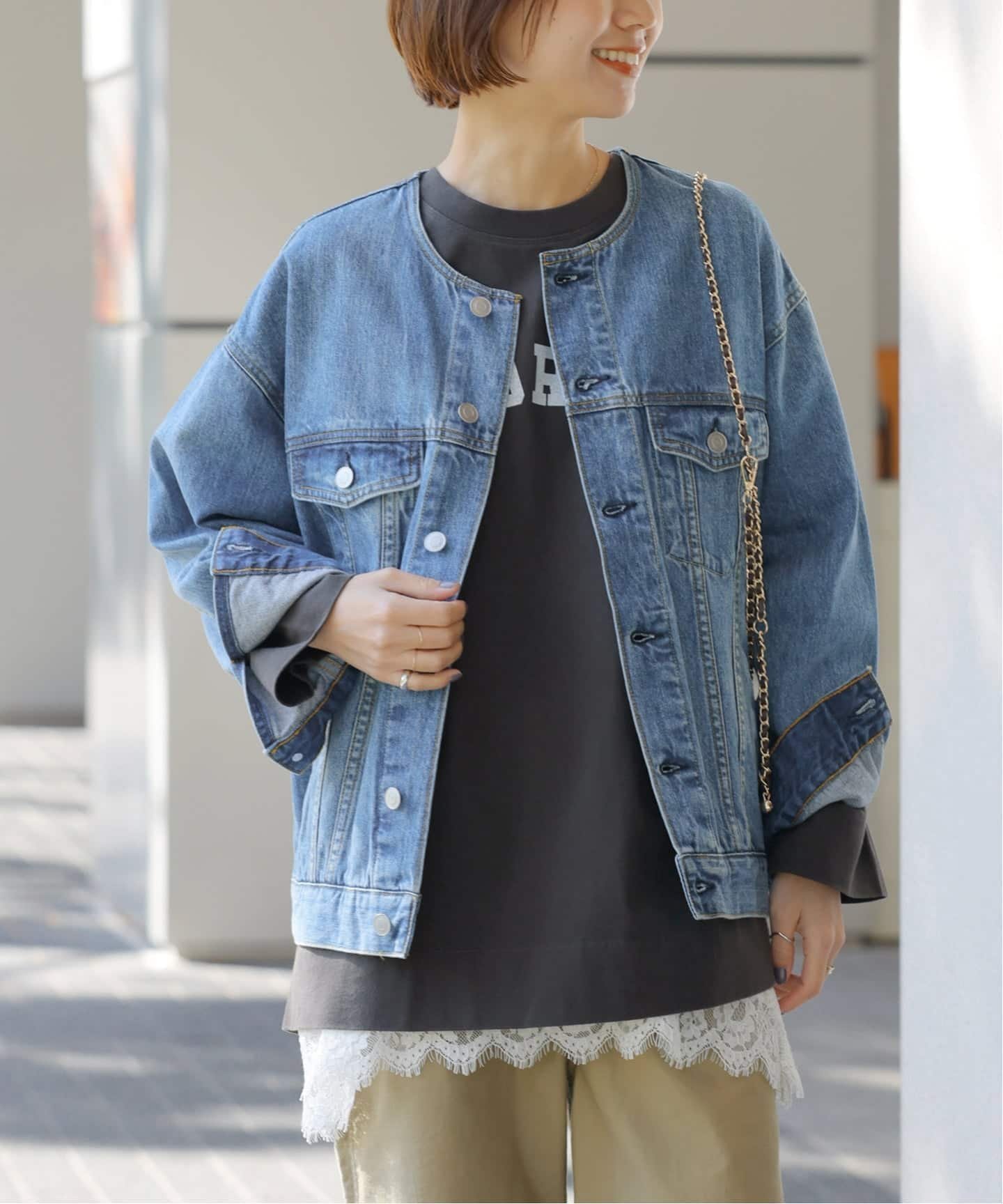 【ジャーナルスタンダード レリューム/JOURNAL STANDARD relume】の《追加》デニムジャケット 人気、トレンドファッション・服の通販 founy(ファニー) 　ファッション　Fashion　レディースファッション　Fashion for Women　アウター　Coat / Outerwear Collection　レディースジャケット・軽アウター　Jackets　デニムジャケット / カジュアルアウター　Denim Jackets　2025年　2025　2025-2026秋冬・A/W　Autumn/Winter 2025–26 AW25–26　おすすめ　Recommended / Our Picks　ジャケット　Jacket, Outerwear　デニム　Denim, Jeans Material　抗菌　Antibacterial, Bacteria-Resistant　 other-1|ID: prp329100004833281 ipo3291000000035195896