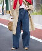 【スローブ イエナ/SLOBE IENA】のLE DENIM カーブバギーデニムパンツ 人気、トレンドファッション・服の通販 founy(ファニー) ファッション Fashion レディースファッション Fashion for Women パンツ Pants & Trousers デニムパンツ・ジーンズ・美脚デニム Denim Jeans & Pants 2026年 2026 おすすめ Recommended / Our Picks インディゴ Indigo Denim デニム Denim, Jeans Material トレンド Trend, Trending Now バランス Balance, Style Balance ボトム Bottoms, Lower Wear 春 Spring thumbnail ブルー|ID: prp329100004833282 ipo3291000000035195933