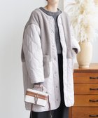 【レカ/reca】のノーカラーボア*ひょうたんキルトコート(y9961) reca 人気、トレンドファッション・服の通販 founy(ファニー) ファッション Fashion レディースファッション Fashion for Women アウター Coat / Outerwear Collection コート・ロングコート・ピーコート Long Coats, Peacoats & More インナー Innerwear キルティング Quilted, Quilting キルト Quilt, Quilted Fabric ストール Stole, Wrap トレンド Trend, Trending Now thumbnail グレージュ|ID: prp329100004833294 ipo3291000000035196080