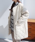 【レカ/reca】のノーカラーボア*ひょうたんキルトコート(y9961) reca 人気、トレンドファッション・服の通販 founy(ファニー) ファッション Fashion レディースファッション Fashion for Women アウター Coat / Outerwear Collection コート・ロングコート・ピーコート Long Coats, Peacoats & More インナー Innerwear キルティング Quilted, Quilting キルト Quilt, Quilted Fabric ストール Stole, Wrap トレンド Trend, Trending Now thumbnail アイボリー|ID: prp329100004833294 ipo3291000000035196081