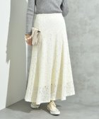 【インタープラネット/INTERPLANET】の起毛フラワーレーススカート 人気、トレンドファッション・服の通販 founy(ファニー) ファッション Fashion レディースファッション Fashion for Women スカート Skirts シンプル Simple, Minimal ベーシック Basic, Essential レース Lace, Lace Fabric エレガント 上品 Elegant thumbnail オフホワイト|ID: prp329100004833301 ipo3291000000035196175