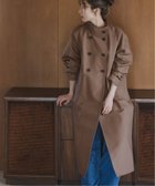 【ノーブル / スピック&スパン/NOBLE / Spick & Span】のコットンダブルクロスハイネックロングコート 人気、トレンドファッション・服の通販 founy(ファニー) ファッション Fashion レディースファッション Fashion for Women アウター Coat / Outerwear Collection コート・ロングコート・ピーコート Long Coats, Peacoats & More スタイリッシュ Stylish, Fashionable ハイネック High Neck, Mock Neck フロント Front, Front Design ロング Long, Long-Length ヴィンテージ Vintage Style thumbnail カーキ|ID: prp329100004833323 ipo3291000000035196395