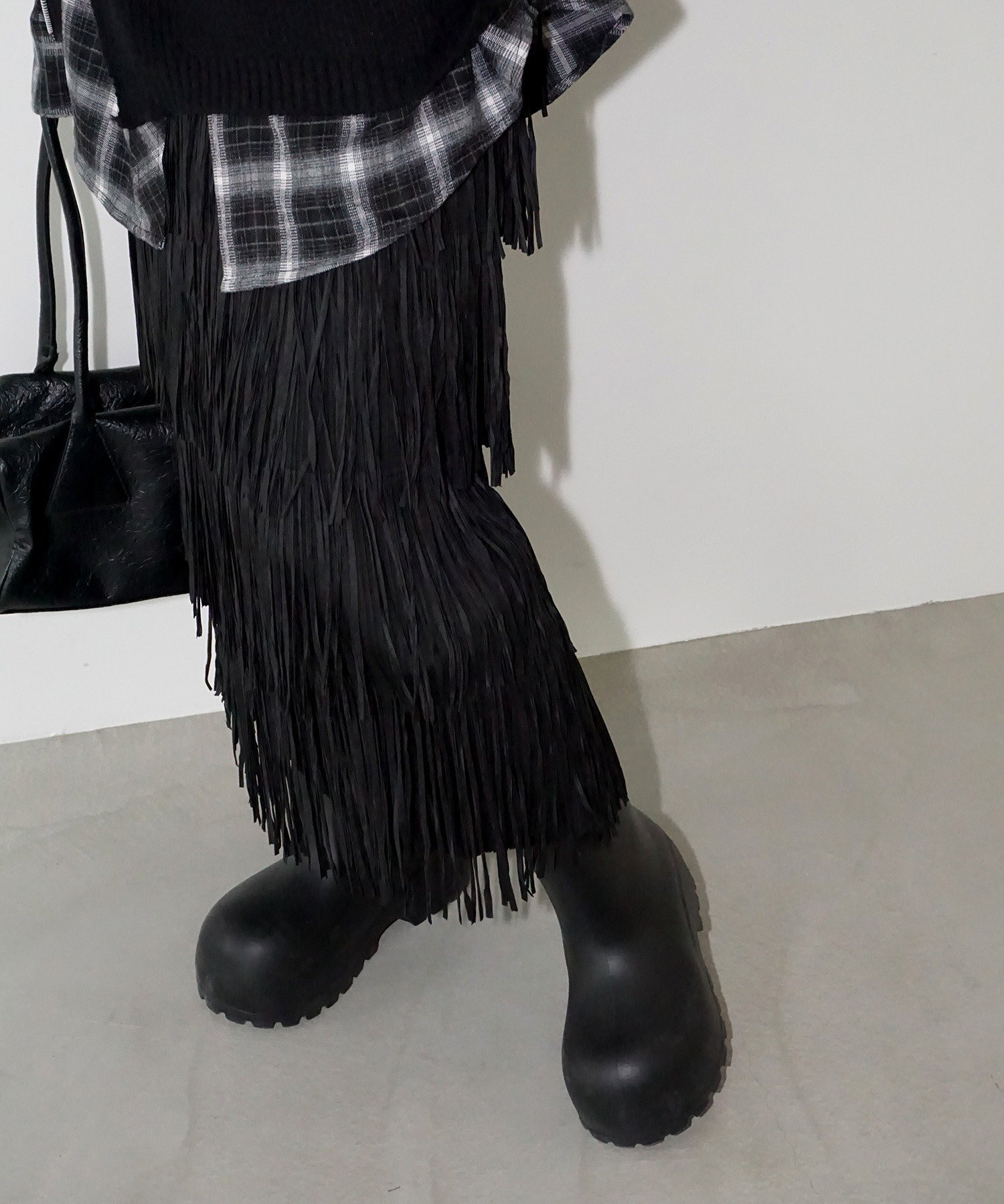 【チュクラ/chuclla】のレイヤードフリンジ ロングスカート chw25a139 人気、トレンドファッション・服の通販 founy(ファニー) 　ファッション　Fashion　レディースファッション　Fashion for Women　スカート　Skirts　ロングスカート　Long Skirts / Maxi & Midi Skirts　フリンジ　Fringe, Tassel　ポケット　Pocket, Pocket Detail　ループ　Loop, Loop Knit　ロング　Long, Long-Length　 other-1|ID: prp329100004833331 ipo3291000000035196477