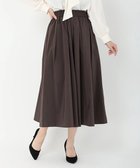 【ストロベリーフィールズ/STRAWBERRY FIELDS】のギャザータックタフタスカート 人気、トレンドファッション・服の通販 founy(ファニー) ファッション Fashion レディースファッション Fashion for Women スカート Skirts thumbnail ブラウン|ID: prp329100004833332 ipo3291000000035196507